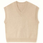 Clara V - Neck Sweater Vest - MTT Collective