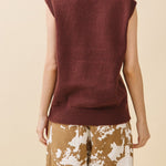 Clara V - Neck Sweater Vest - MTT Collective