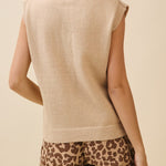 Clara V - Neck Sweater Vest - MTT Collective