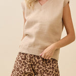 Clara V - Neck Sweater Vest - MTT Collective
