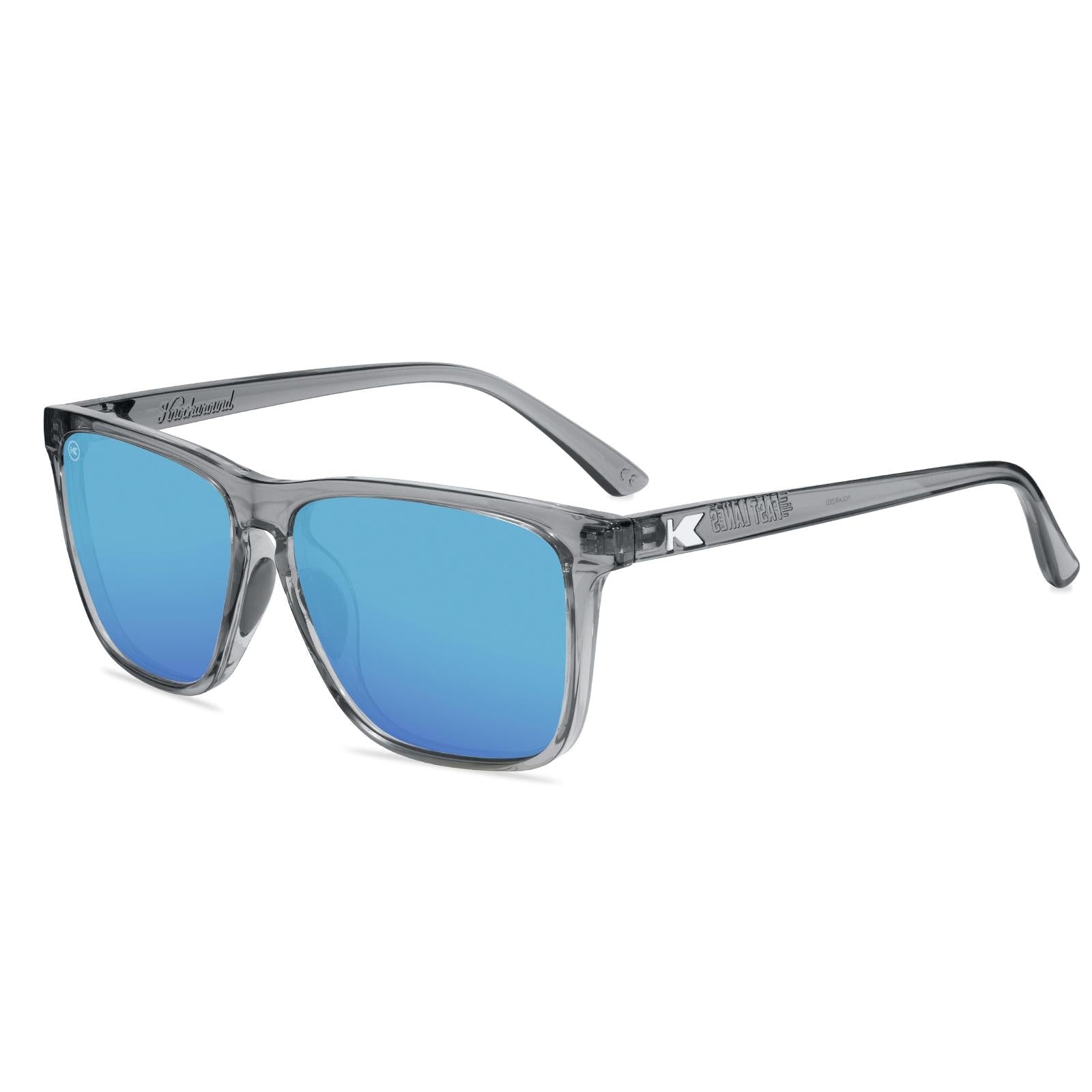 Clear Grey / Aqua Fast Lanes Sport Sunglasses - MTT Collective