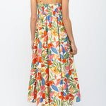 Cleo Front Bow Tie Midi Dress - MTT Collective