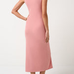 Cloud Rib Button Tank Dress - MTT Collective