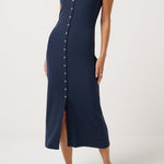 Cloud Rib Button Tank Dress - MTT Collective