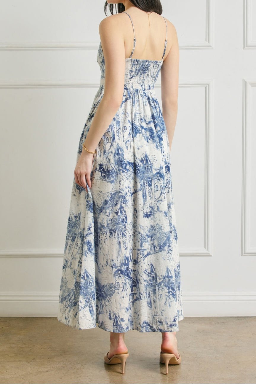Coastline Horizontal Slit Maxi Dress - MTT Collective