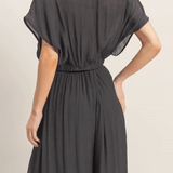Collared Wrap V - Neck Top - MTT Collective