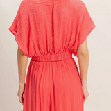 Collared Wrap V - Neck Top - MTT Collective