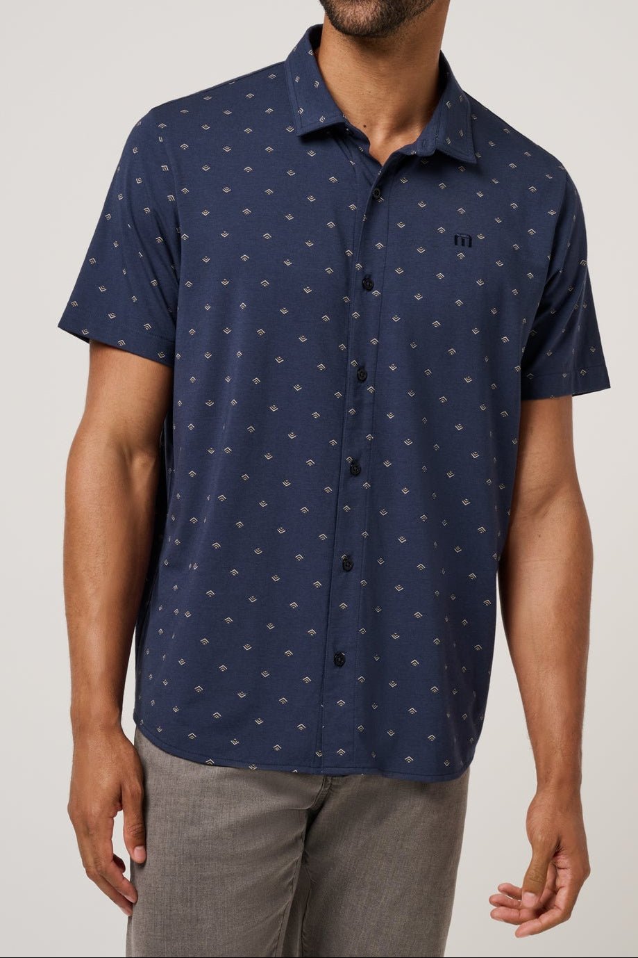 Comfortknit Geo Button - Up - MTT Collective