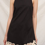 Crochet Trim Sleveless Mini Dress - MTT Collective