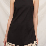 Crochet Trim Sleveless Mini Dress - MTT Collective