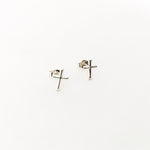Cross Stud Earrings - MTT Collective