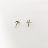 Cross Stud Earrings - MTT Collective