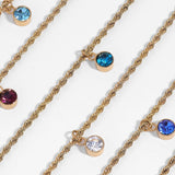 Cubic Zirconia Birthstone Charm - MTT Collective