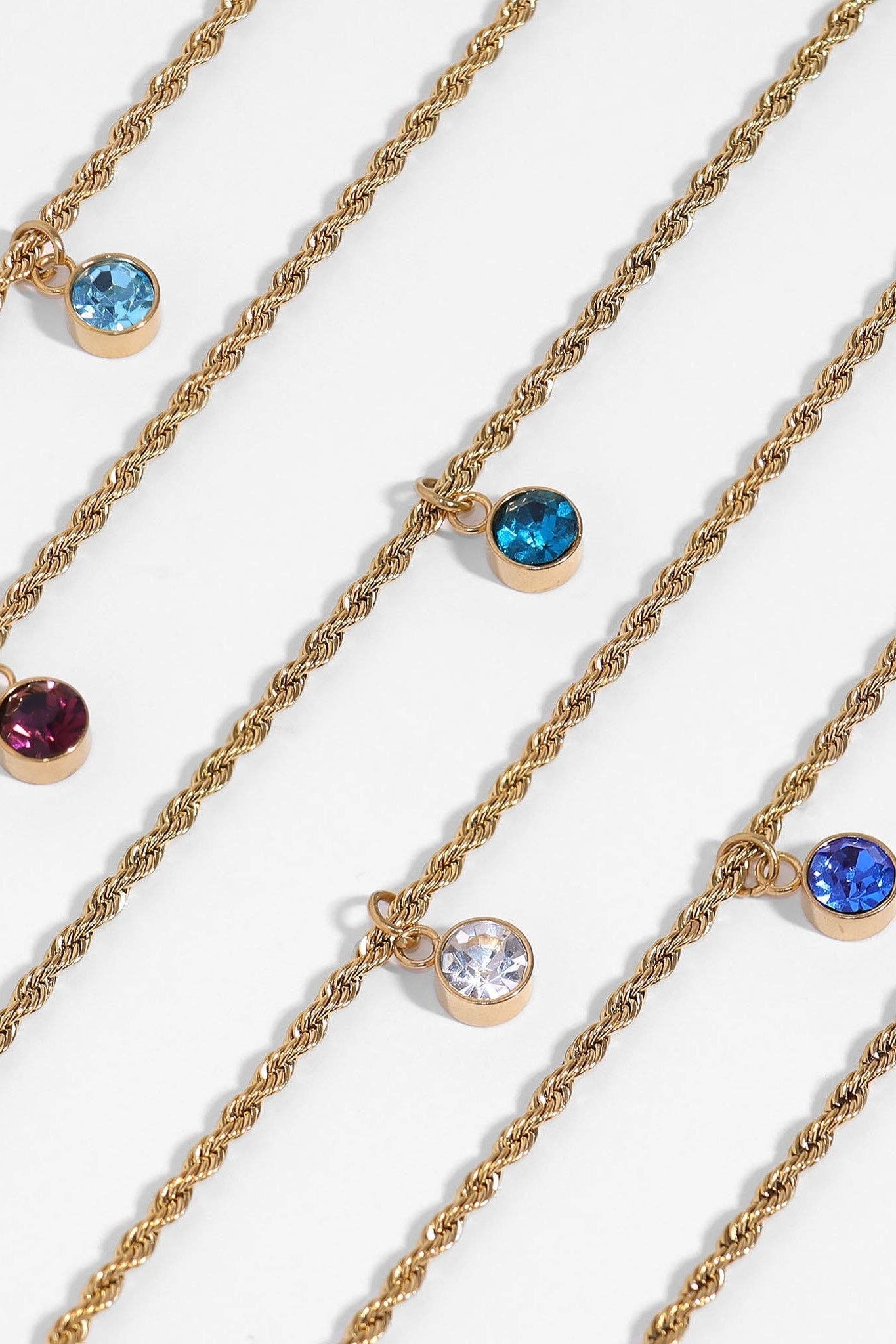 Cubic Zirconia Birthstone Charm - MTT Collective