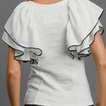 Cynthia Ruffled Sleeve Top - MTT Collective