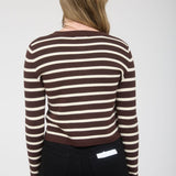Juliette Striped Button Cardigan