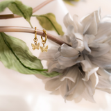 Megan Butterfly Huggie Earrings