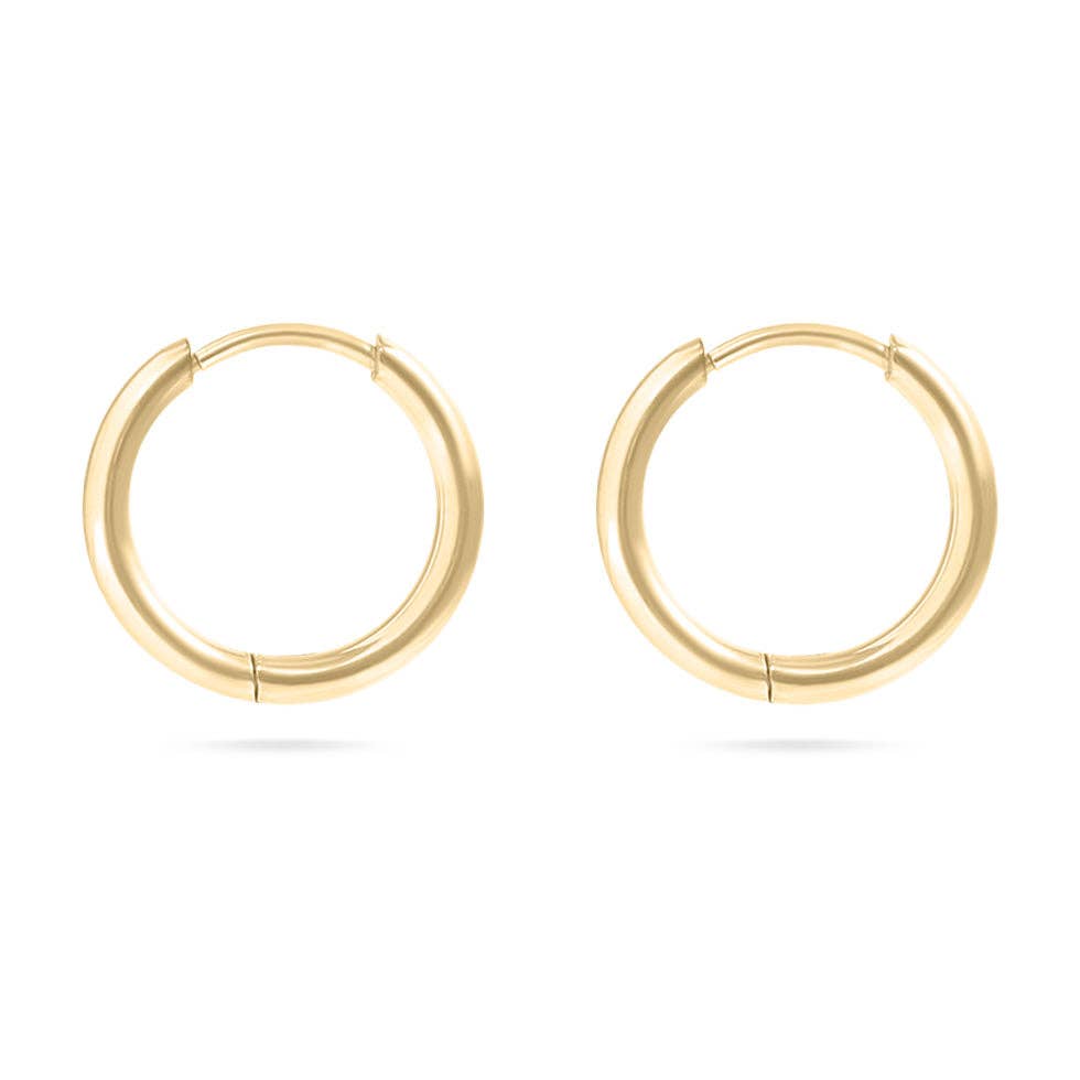 MTT Jewelry - Jewelry - Earrings - Jessica Classic Hoop Huggie Earrings - MTT Collective