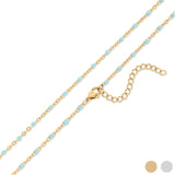 Aniya Turquoise Chain Necklace