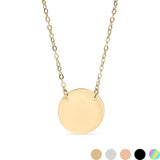 Pamela Held Blank Circle Necklace
