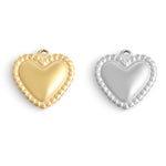 MTT Jewelry - Jewelry - Charms - Beaded Trim Heart Charm - MTT Collective