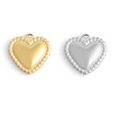 MTT Jewelry - Jewelry - Charms - Beaded Trim Heart Charm - MTT Collective