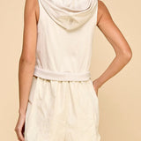 Andrea Hooded Romper
