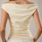 Jessica Off The Shoulder Ruched Top