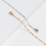 Maggie White Confetti Chain Bracelet