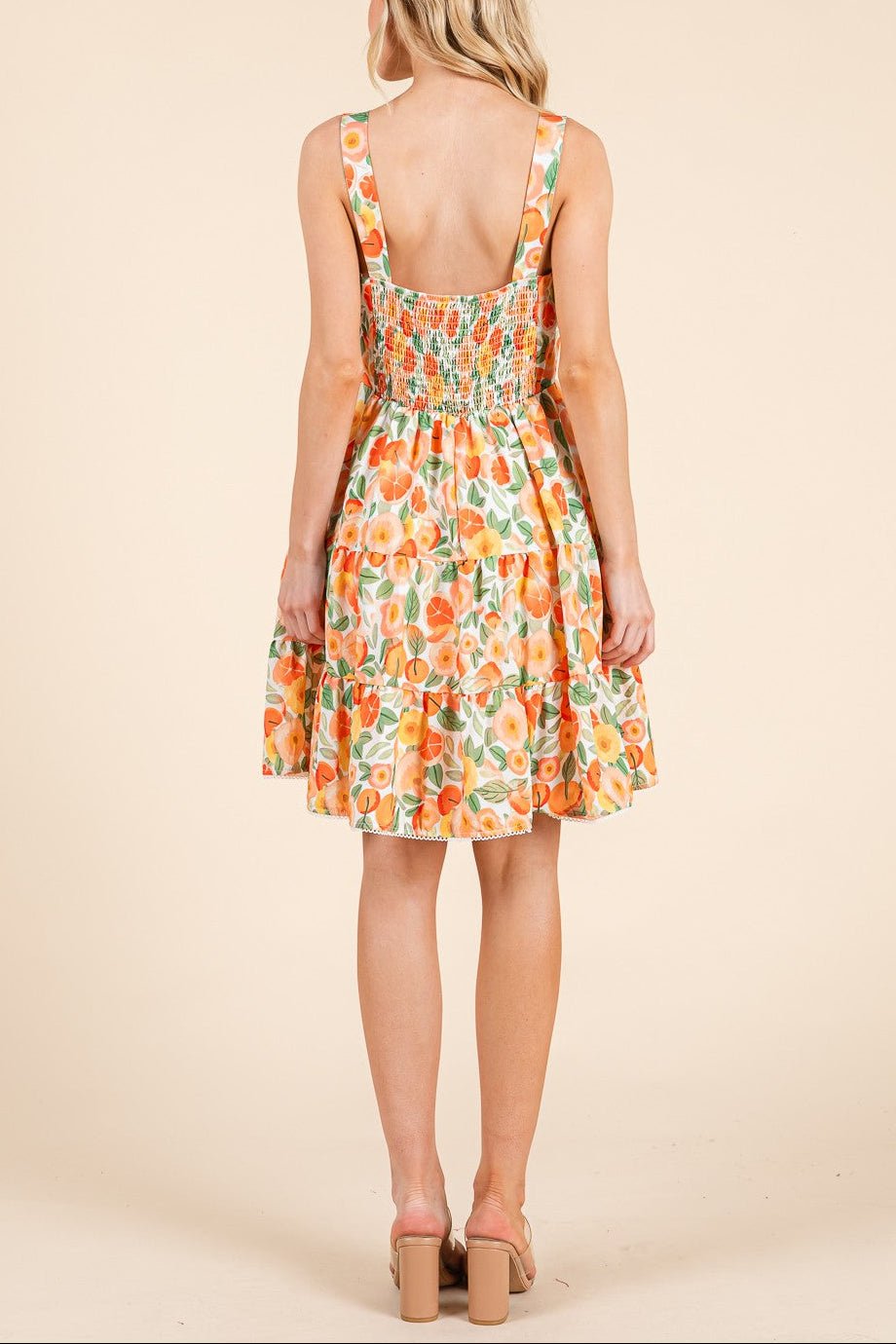 Dahlia Tiered Floral Sundress - MTT Collective