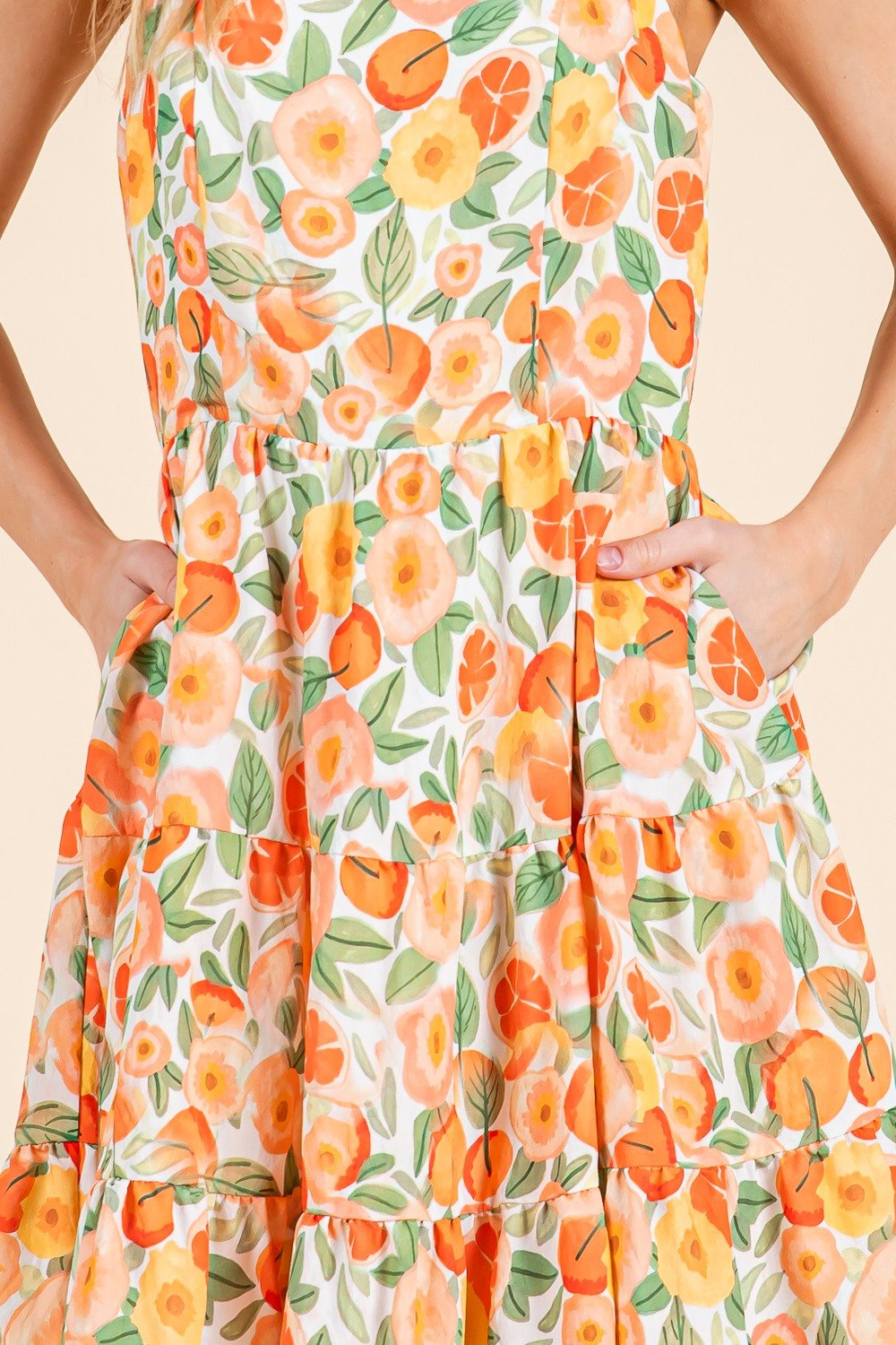 Dahlia Tiered Floral Sundress - MTT Collective