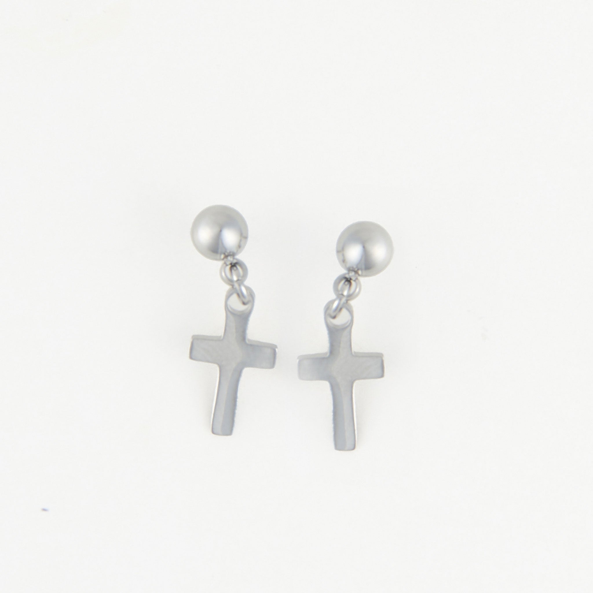 Dangle Cross Stud Earrings - MTT Collective