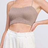 Dani Knit Detail Bralette - MTT Collective