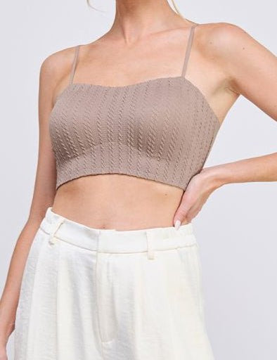 Dani Knit Detail Bralette - MTT Collective