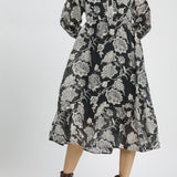 Daphne Two - Tone Boho Midi Dress - MTT Collective