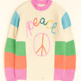Dawn Chunky Peace Sweater - MTT Collective