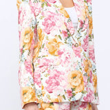 Stacey Bold Floral Print Blazer