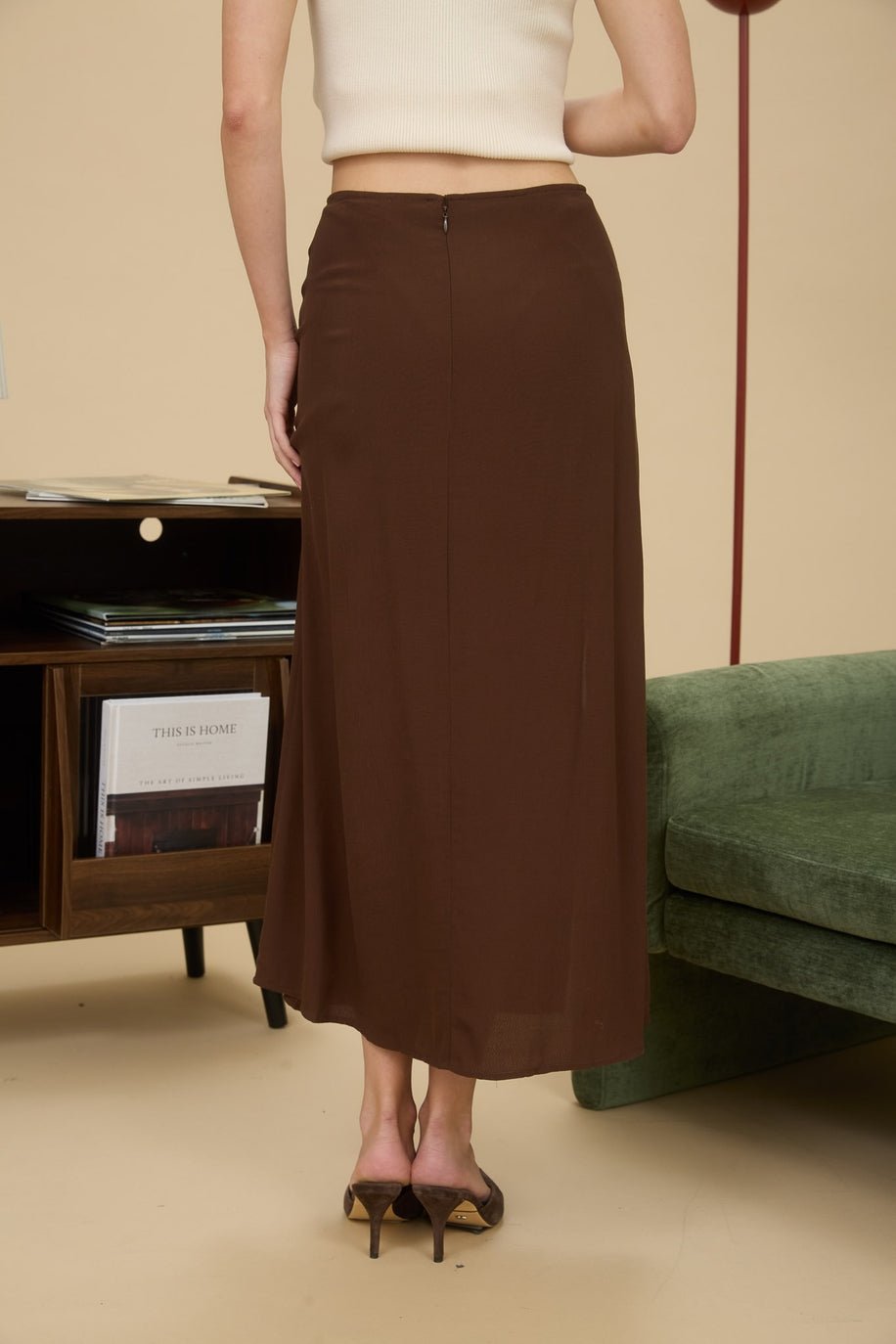 Delaney Side - Slit Midi Skirt - MTT Collective