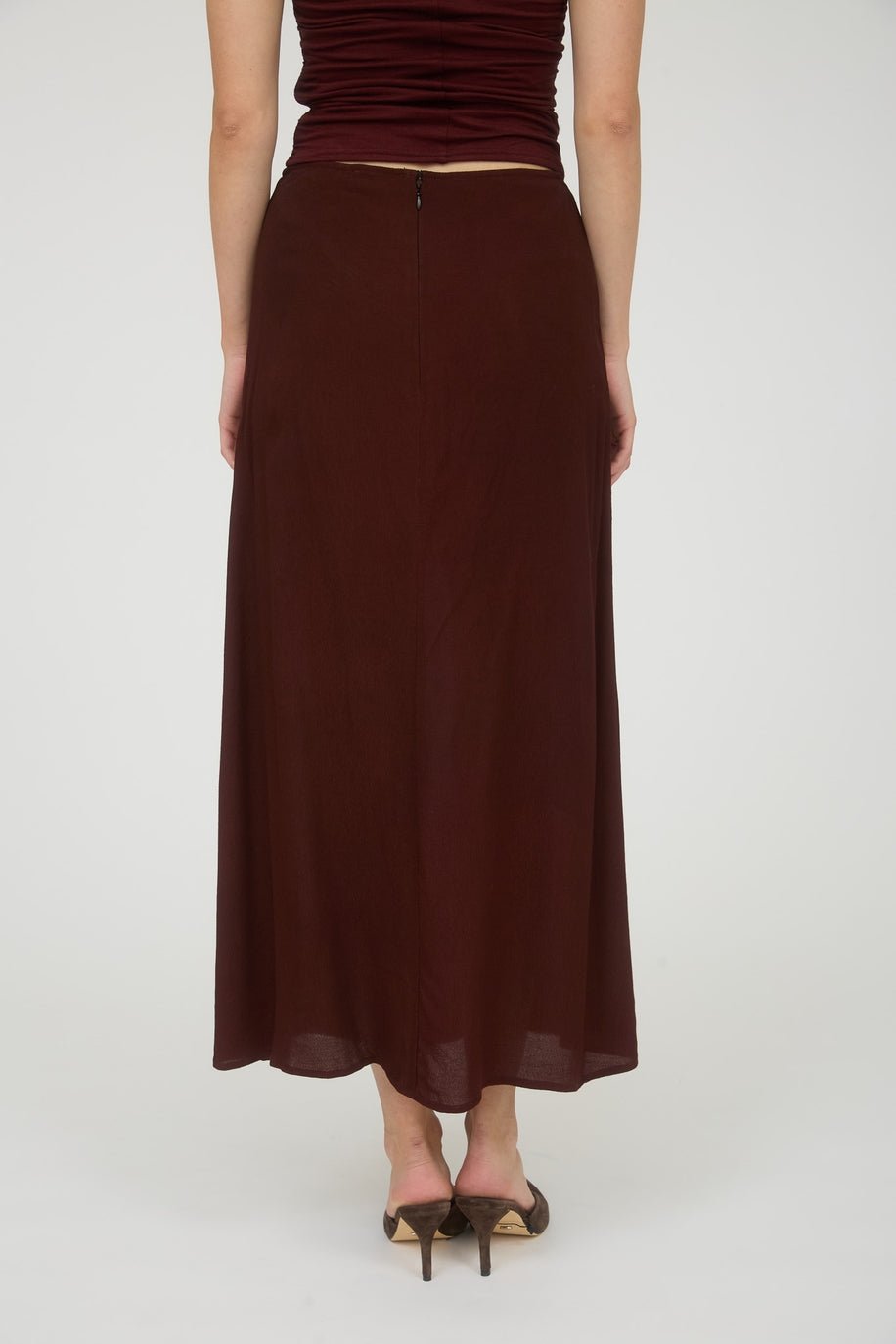 Delaney Side - Slit Midi Skirt - MTT Collective