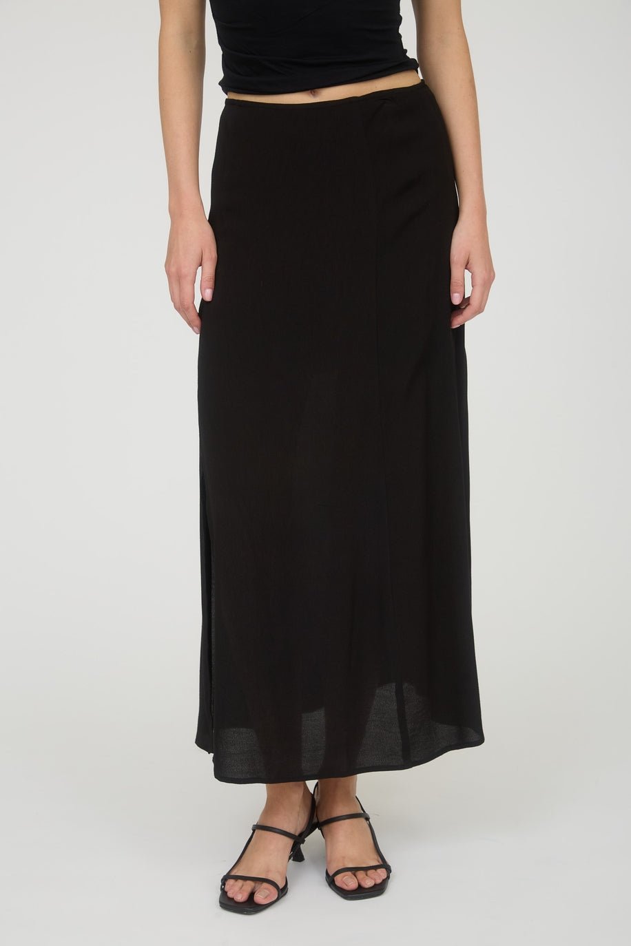 Delaney Side - Slit Midi Skirt - MTT Collective