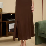 Delaney Side - Slit Midi Skirt - MTT Collective