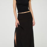 Delaney Side - Slit Midi Skirt - MTT Collective
