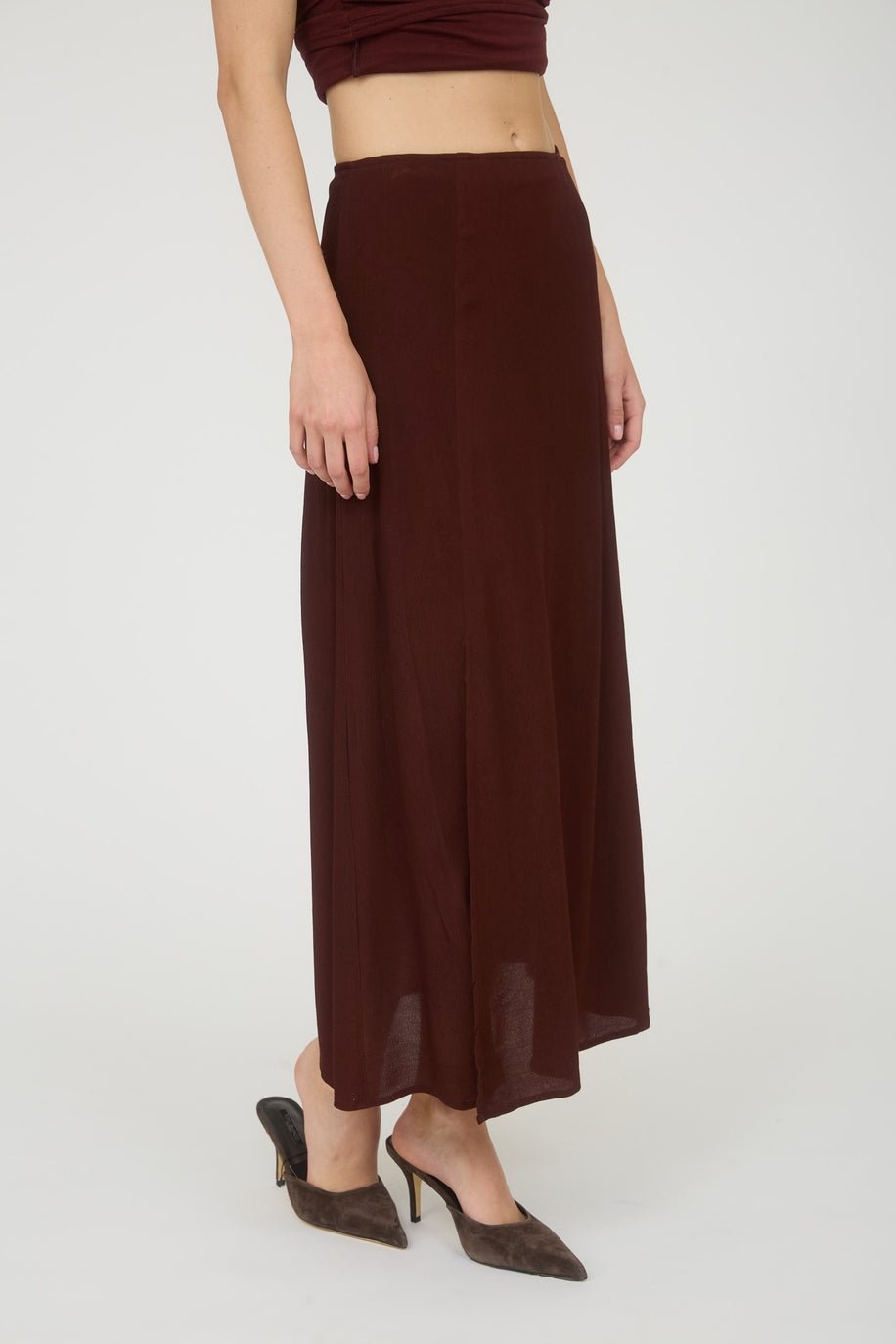 Delaney Side - Slit Midi Skirt - MTT Collective