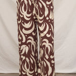 Denise Printed Pattern Tie Pants - MTT Collective
