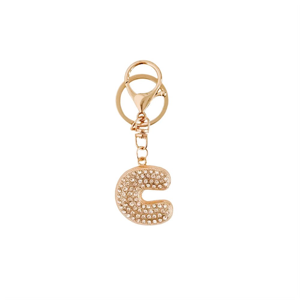 Diamond Initial Bag Charm - MTT Collective