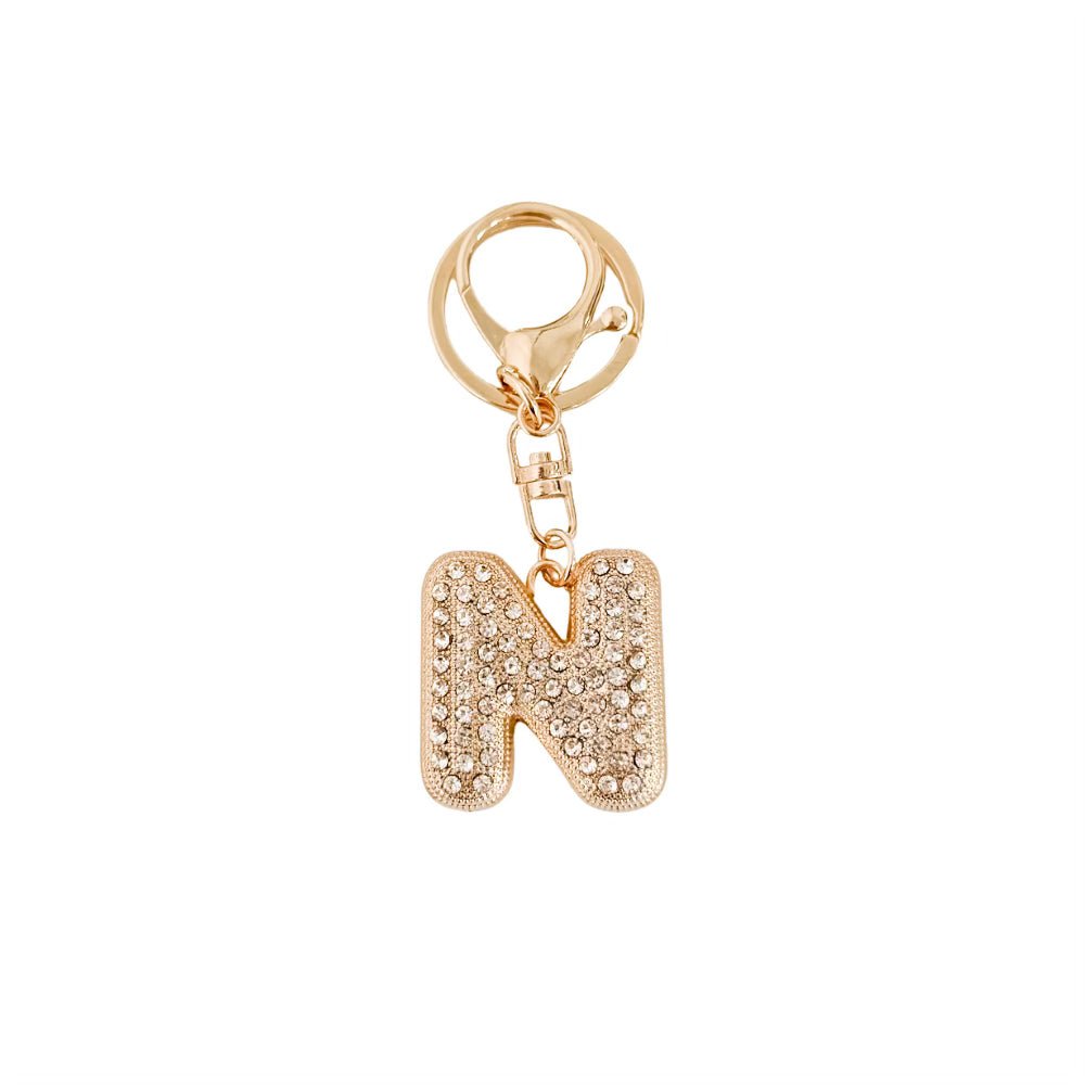 Diamond Initial Bag Charm - MTT Collective