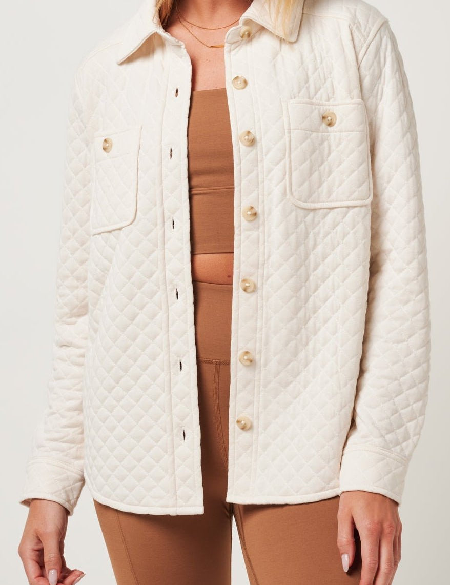 Diamond Quilted Shacket - MTT Collective