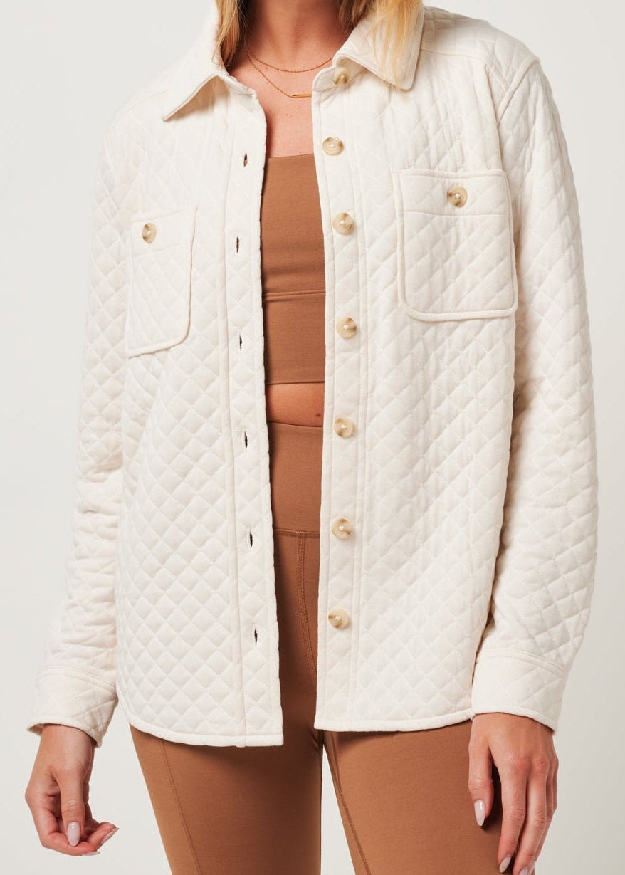 Diamond Quilted Shacket - MTT Collective