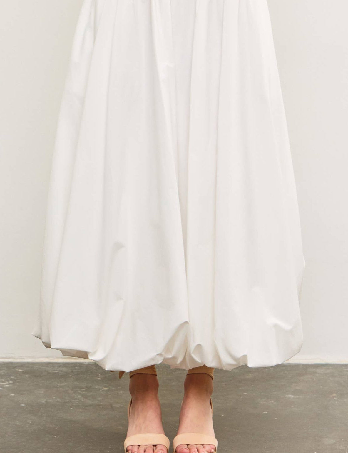 Dianne Smocked Waist Bubble Hem Skirt - MTT Collective