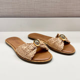 Dipsy Natural Raffia Sandal - MTT Collective